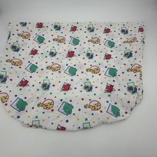 Vintage Dundee Circus Animals Standard Fitted Crib Sheet Colorful Cotton USA