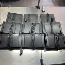 Lot of 9 Dictaphone Foot Pedal Transcription Transcriber Foot Pedal