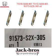 Honda Genuine Oem Integra Acura Rsx Dc5 Front Windshield Molding 8 Clip Set