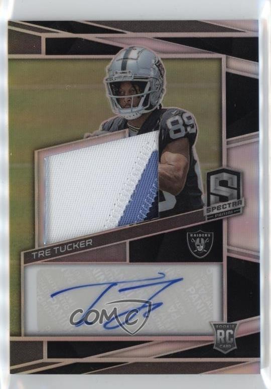 2023 Panini Spectra /99 Tre Tucker #236 RPA Rookie Patch Auto RC