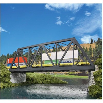 Double-Track Railroad Bridge Structure - HO Scale