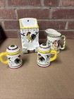 Ucago Japan Kitchen Set, Salt, Pepper, Pitcher, Match Holder Vintage — photo 1