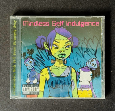 Signed Mindless Self Indulgence Frankenstein Girls CD (Elektra 2000)