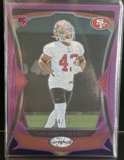 2024 Panini Certified - Rookies Malik Mustapha #193 Purple Mirror /10 (RC)