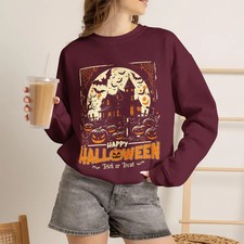 Spooky Halloween Witch Sweatshirt