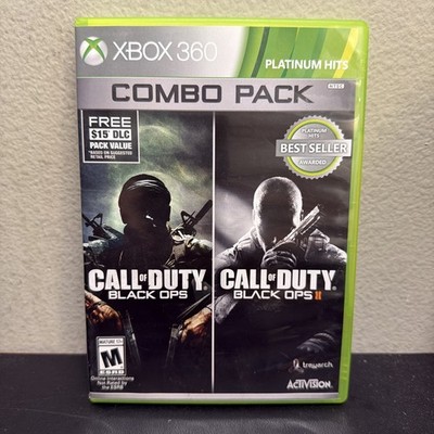 Call of Duty Black Ops 1 I and 2 II Combo Pack Complete CIB Tested Working 