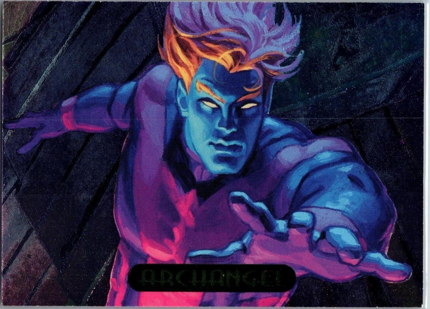 1994 Fleer Marvel Masterpieces Hildebrandt Brothers #2 Archangel PowerBlast