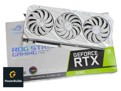 ASUS ROG Strix GeForce RTX 3090 OC White Edition 24GB GDDR6X Grafikkarte GPU
