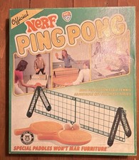 Vintage 1982 NERF PING PONG SET