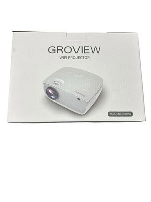 GROVIEW RD850 LED WiFi Projector 7500LUX Brightness Full HD 1080P NEW FreeShip