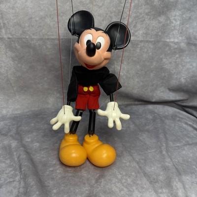 Vintage Walt Disney Mickey Marionette 1977 Rare Puppet Very Good Cond. Video