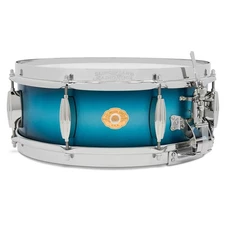 Slingerland Radio King Solid Maple Ltd, Snare Drum SL 5x14 Silver & Blue Duco La