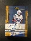 2000 UPPER DECK IONIX Marvin Harrison On Card Auto /100 Rare Colts HOF