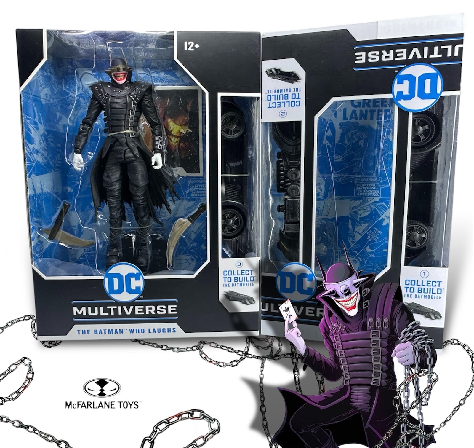 Figurine de collection DC Multiverse The Batman Who Laughs finition premium en PVC McFarlane