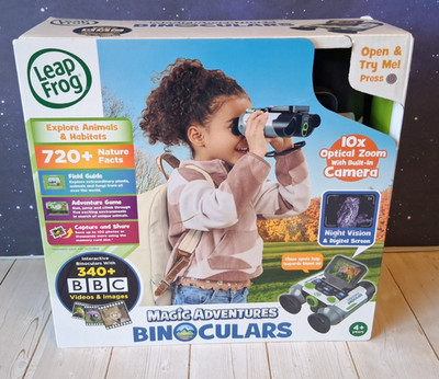 2024 LeapFrog Magic Adventures Binoculars Screen Capture, Night Vision, Games