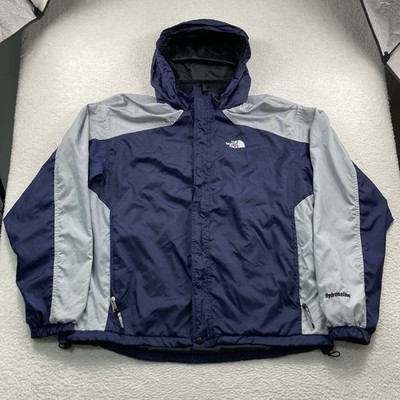 Vintage The North Face Windbreaker Jacket Men XL Blue Hydrenaline Rain Zip Hood