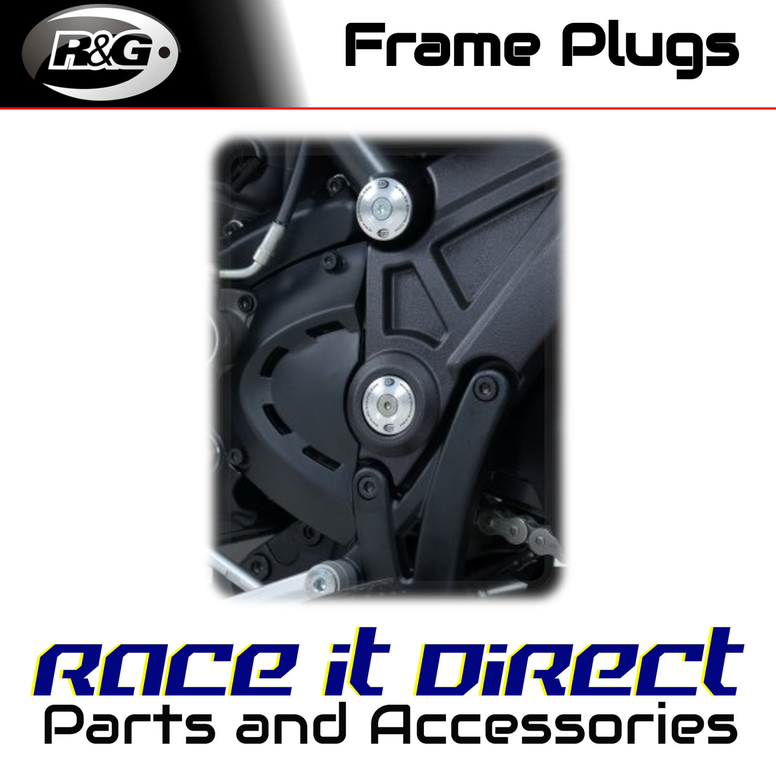 Frame Plug Kit for Ducati Diavel 2011-2018 R&G
