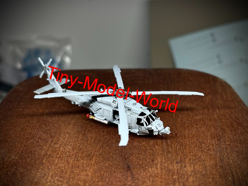 Impresión 3D 1/200 EE. UU. SH-60R/MH-60R modelo de recubrimiento acabado Seahawk