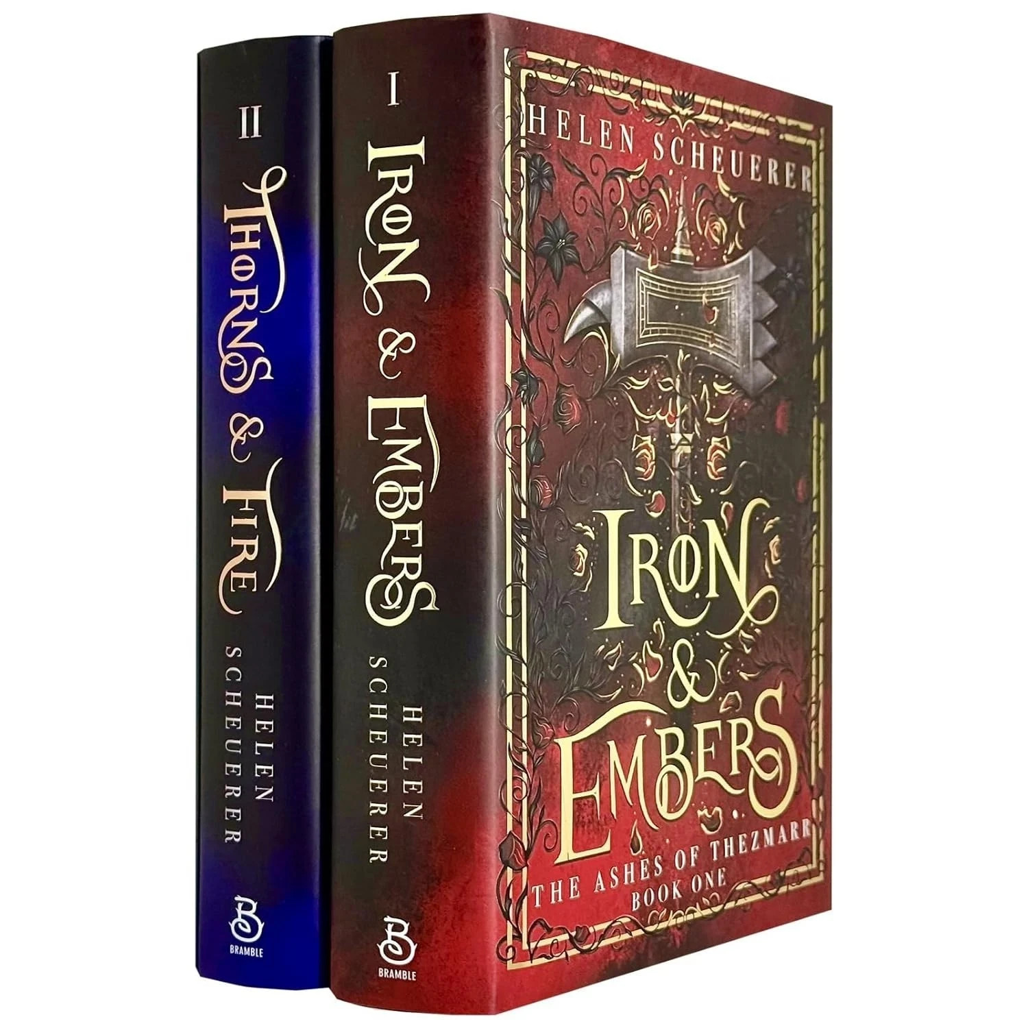 ‎ The Ashes of Thezmarr Series 2 Books Collection Set Iron & Embers