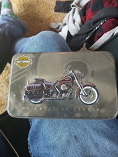 Harley Davidson Collector Tin With 2 Decks of Playing Cards New & Sealed