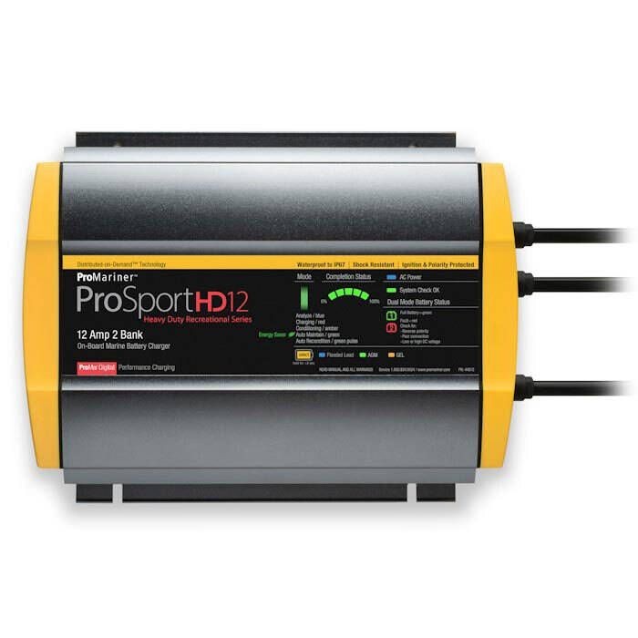ProMariner Prosport Hd12 120V, 12 Amp, 2 Bank 44012