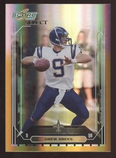 2006 Score Select GOLD /50 Parallel #224 Drew Brees Chargers TRADE Signed SAINTS