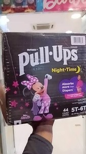 1 box Pull-Ups Girls' Night Diapers - 5T-6T - starting bid $3.09+$10 shipping