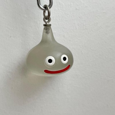 Dragon Quest Slime Schlüsselanhänger Klar 1991 Retro Original