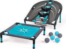 Spring Fling Bounce Game - Single Target Set, Black/Blue - 20-Inch Trampoline fo