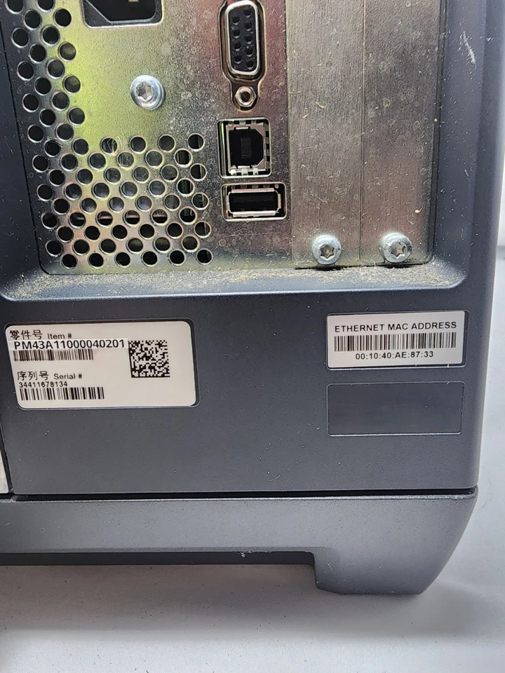 Intermec PM43 Honeywell Industrial Thermal Label Printer PM43A11000000201 - Image 4 of 4