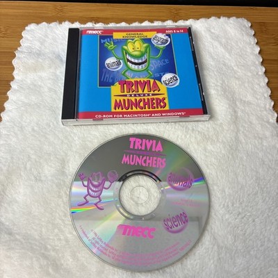 MECC Trivia Deluxe Munchers CD-Rom For The Computer Macintosh & Windows 1996