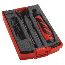 Shaviv 154-00035 Deburring Tool Set, Plastic, Hi Speed Stl.