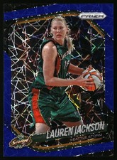 2025 Panini Prizm WNBA #91 Lauren Jackson Blue Velocity Prizms