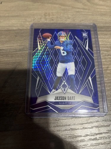 2025 Panini Phoenix - Rookies Jaxson Dart #200 Blue 122/199 New York Giants