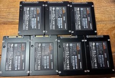 Lot of 7 Samsung 860 EVO 250GB SATA III Internal SSD MZ-76E250 formatted ready