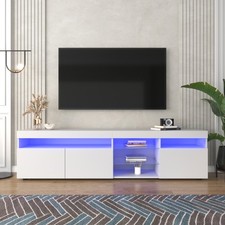 TV-Schrank helles Panel variable LED-Beleuchtung Wohn- und Esszimmer 180cm