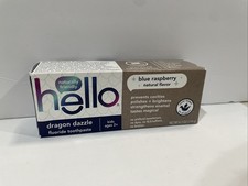 Kids Dragon Dazzle Fluoride Toothpaste Blue Raspberry 4.2oz Exp 12/26 by Hello
