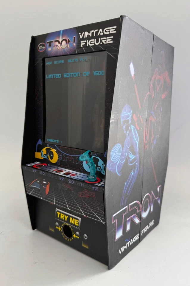 Disney TRON Vintage Poster Figure 2010 San Diego Comic-Con Exclusive Spin Master - Image 2 of 4