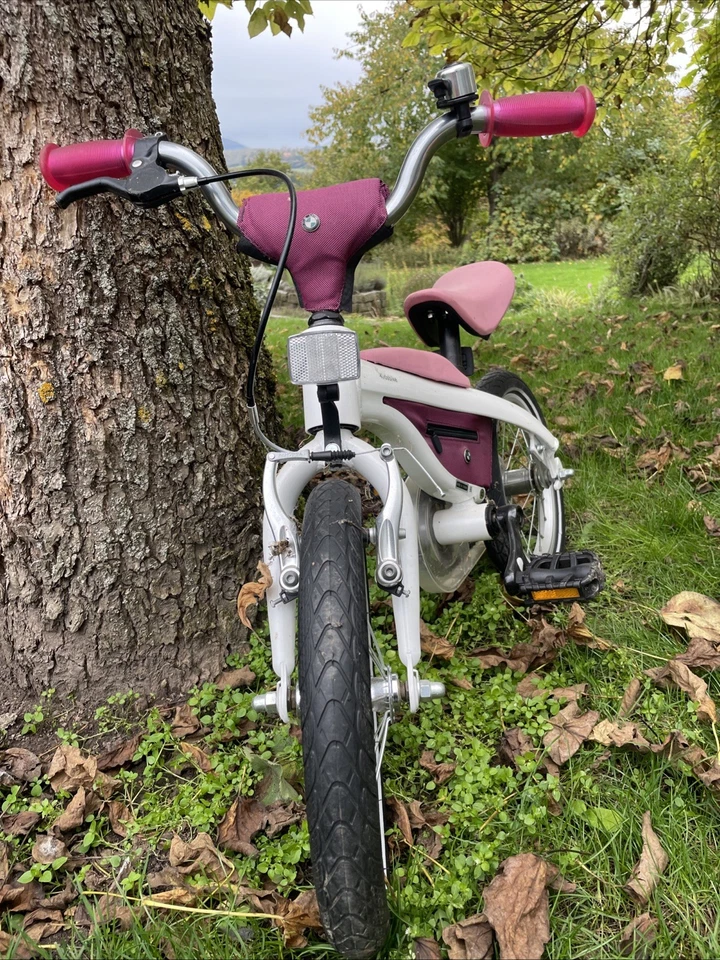 Fahrrad/Laufrad BMW Kidsbike 14 Zoll Kinderfahrrad Lila - Bild 2 von 4