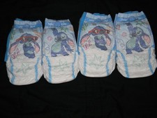 4 sample Huggies Pull-ups 5t-6t over 46-60 Lbs.