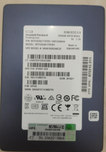 DISQUE DUR SSD 2 To HP SSD 2To Hpe