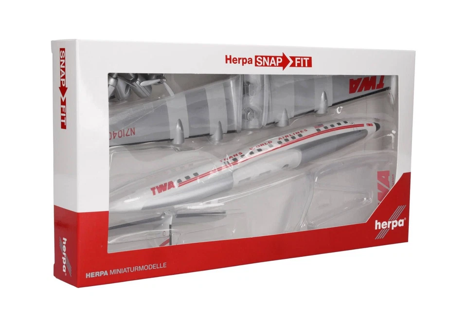 HERPA - LOCKHEED L-1049G Super Constellation TWA Trans World Airlines - 1/125... - Immagine 4 di 4