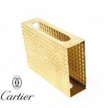 NYJEWEL Cartier Vintage 14k Gold Large Matchbox Case Holder