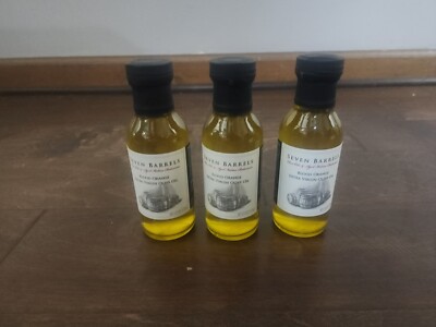 3 x Seven Barrels Blood Orange Extra Virgin Olive Oil 6 Ounce Infused