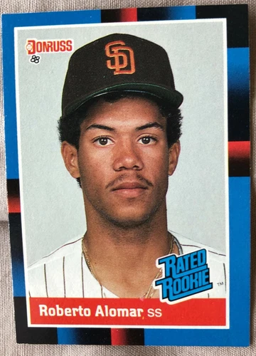 1988 Donruss Roberto Alomar Rookie Card #34
