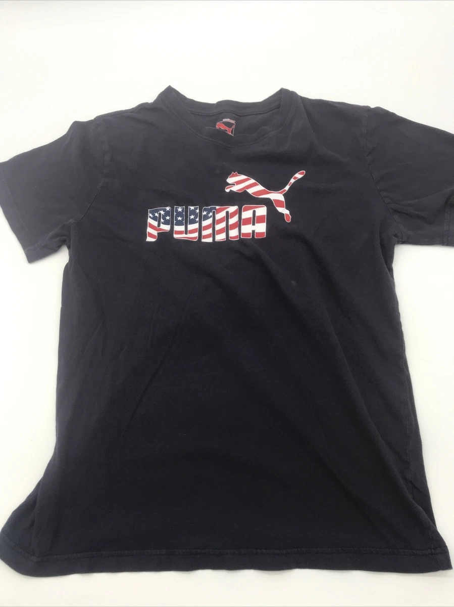 Red white and blue hotsell puma shirt