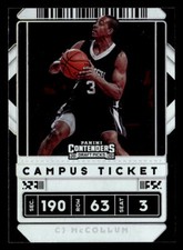 CJ McCollum 2020 Contenders Draft Picks Campus Ticket  Card #41 Lehigh