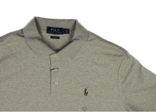Polo RALPH LAUREN da uomo in cotone morbido vestibilità classica taglia L NUOVA $85 - Foto 4 di 5