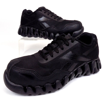 Reebok Women Zig Pulse Comp Safety Toe Work Sneakers Size 6.0 M, Black WORN ONCE