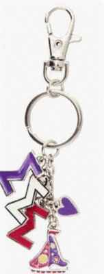 Sigma SIgma SIgma Charm Dangle Keychain NEW, RETIRED, RETRO LICENSED